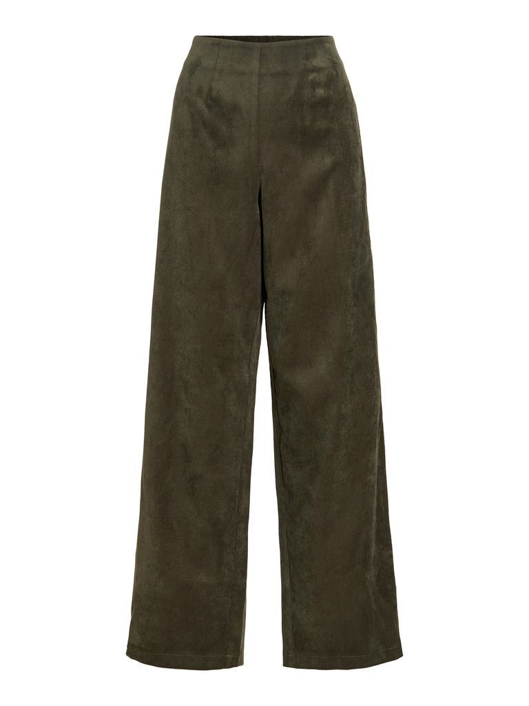 Vila Hose Hw Pants in Forest Night