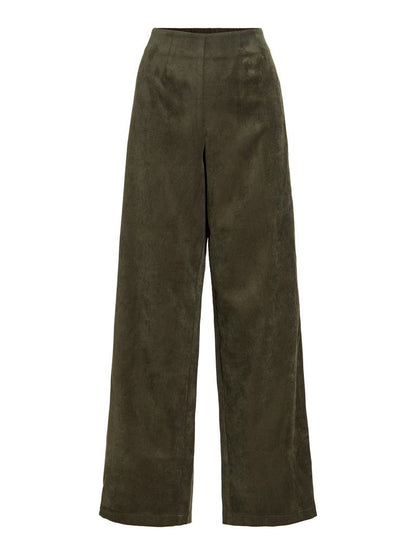 Vila Hose Hw Pants in Forest Night