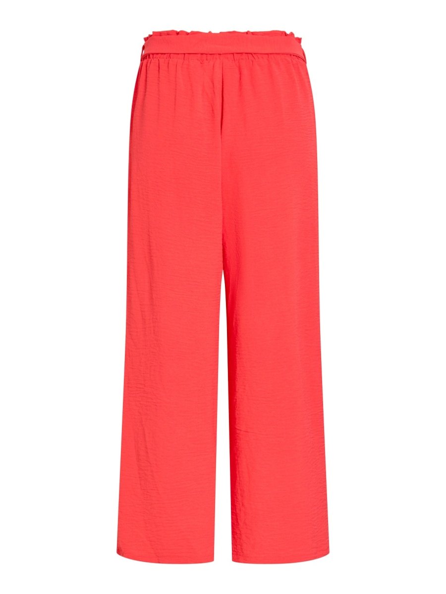 Vila Hose VIJOSA HW BELTED CULOTTE PANTS - NOOS - Hibiscus