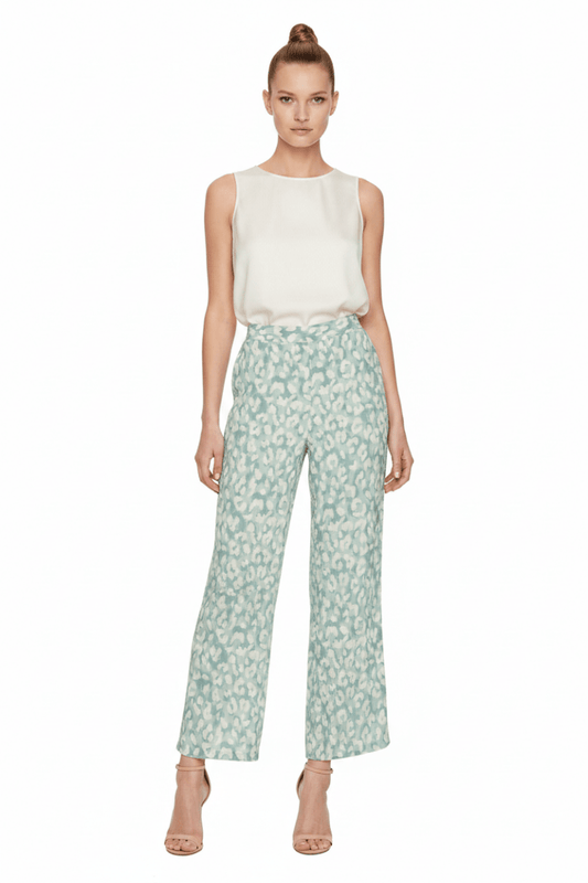 Vila Hose VILIMIA PRI HW PANTS PB - Blue Surf SAM