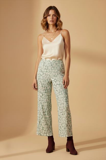 Vila Hose VILIMIA PRI HW PANTS PB - Blue Surf SAM