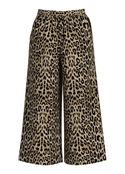Vila Hose VIPRISILLA PRI HW CULOTTE PANTS/VOL/RC/2 - Birch LEO