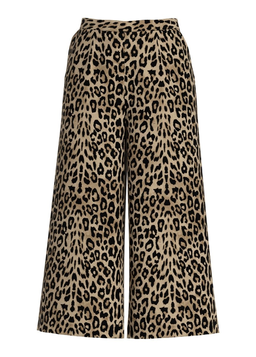 Vila Hose VIPRISILLA PRI HW CULOTTE PANTS/VOL/RC/2 - Birch LEO