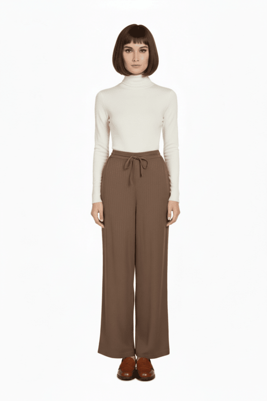 VILA Hose VIZINA HW PANTS/PB/1 - Cub