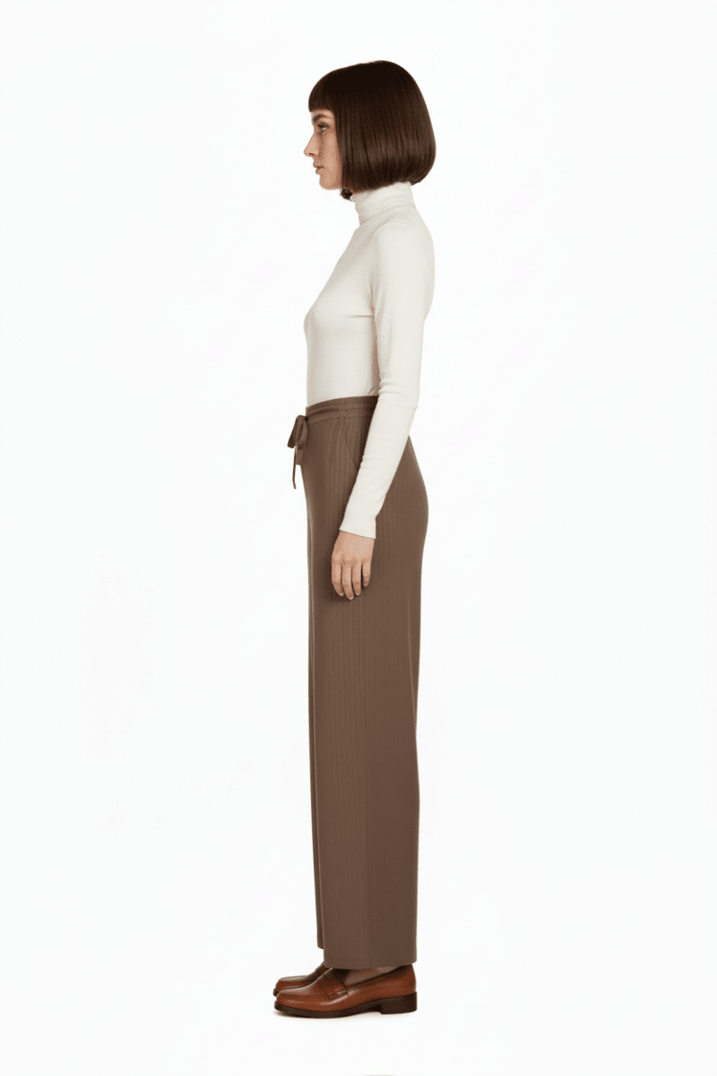 VILA Hose VIZINA HW PANTS/PB/1 - Cub