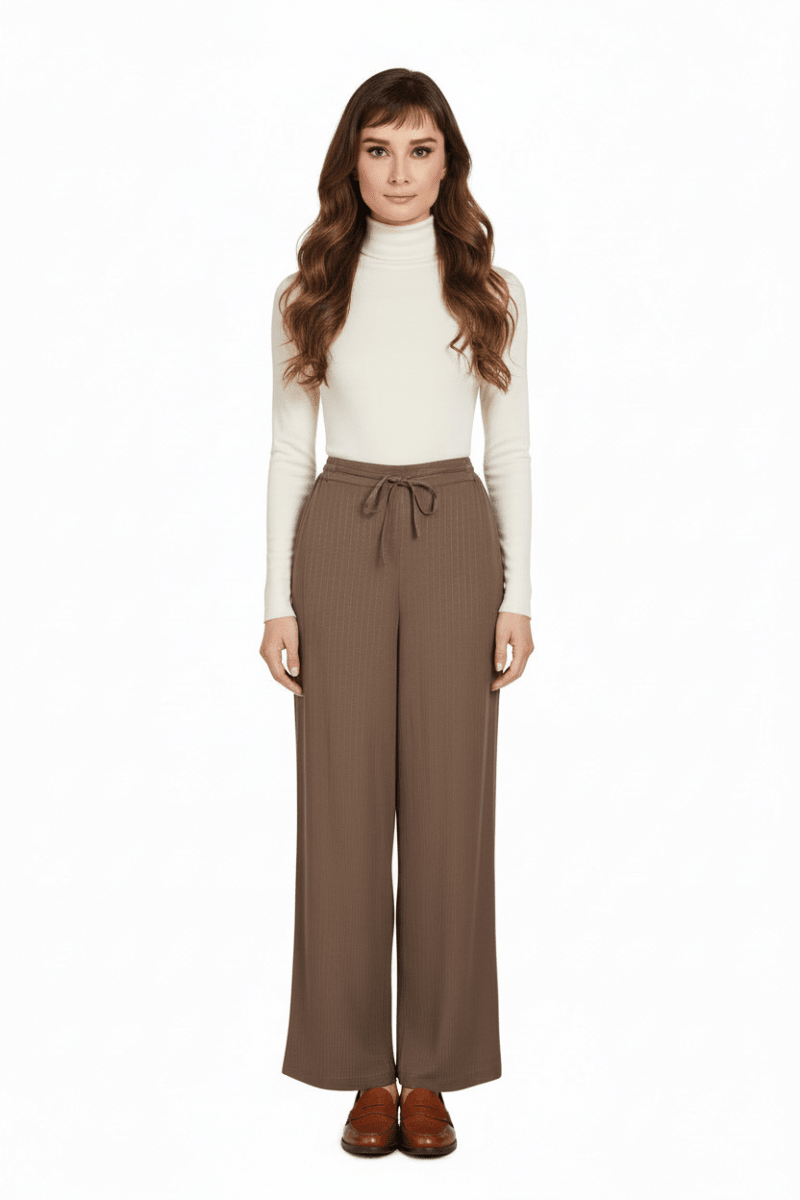 VILA Hose VIZINA HW PANTS/PB/1 - Cub