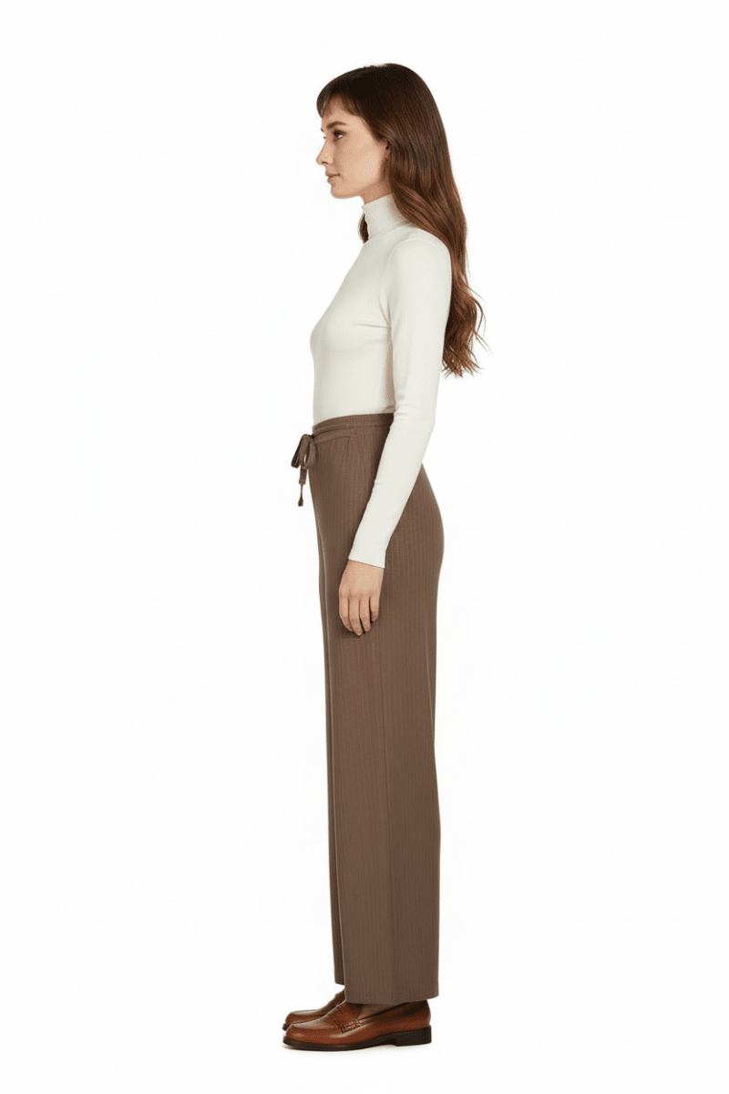 VILA Hose VIZINA HW PANTS/PB/1 - Cub