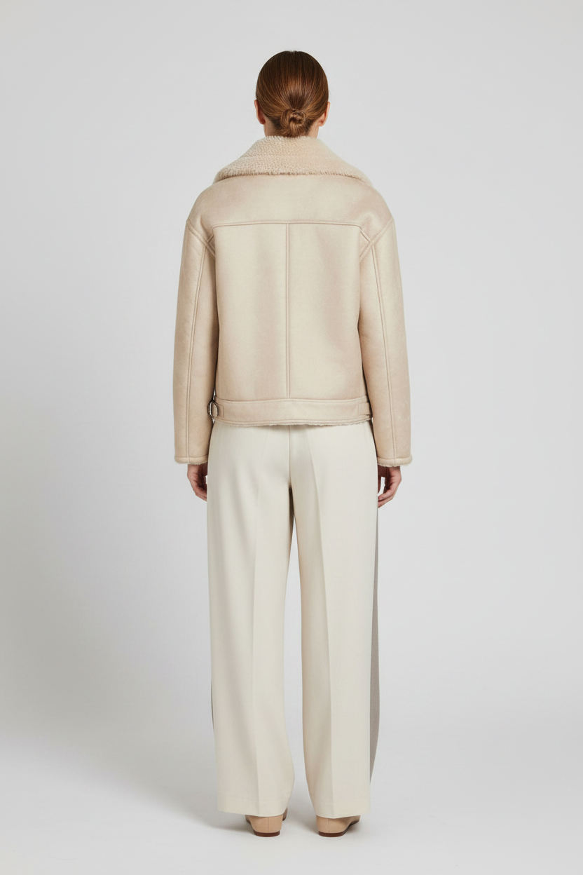 Vila Jacke in der Farbe Creme