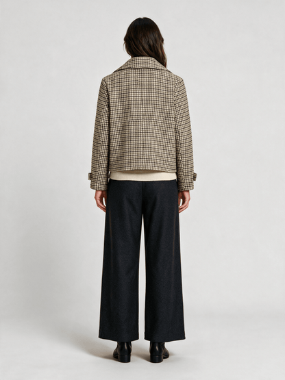 Vila Jacke Langarm Coffee Bean Birch/Nomad/Martini Olive/Black