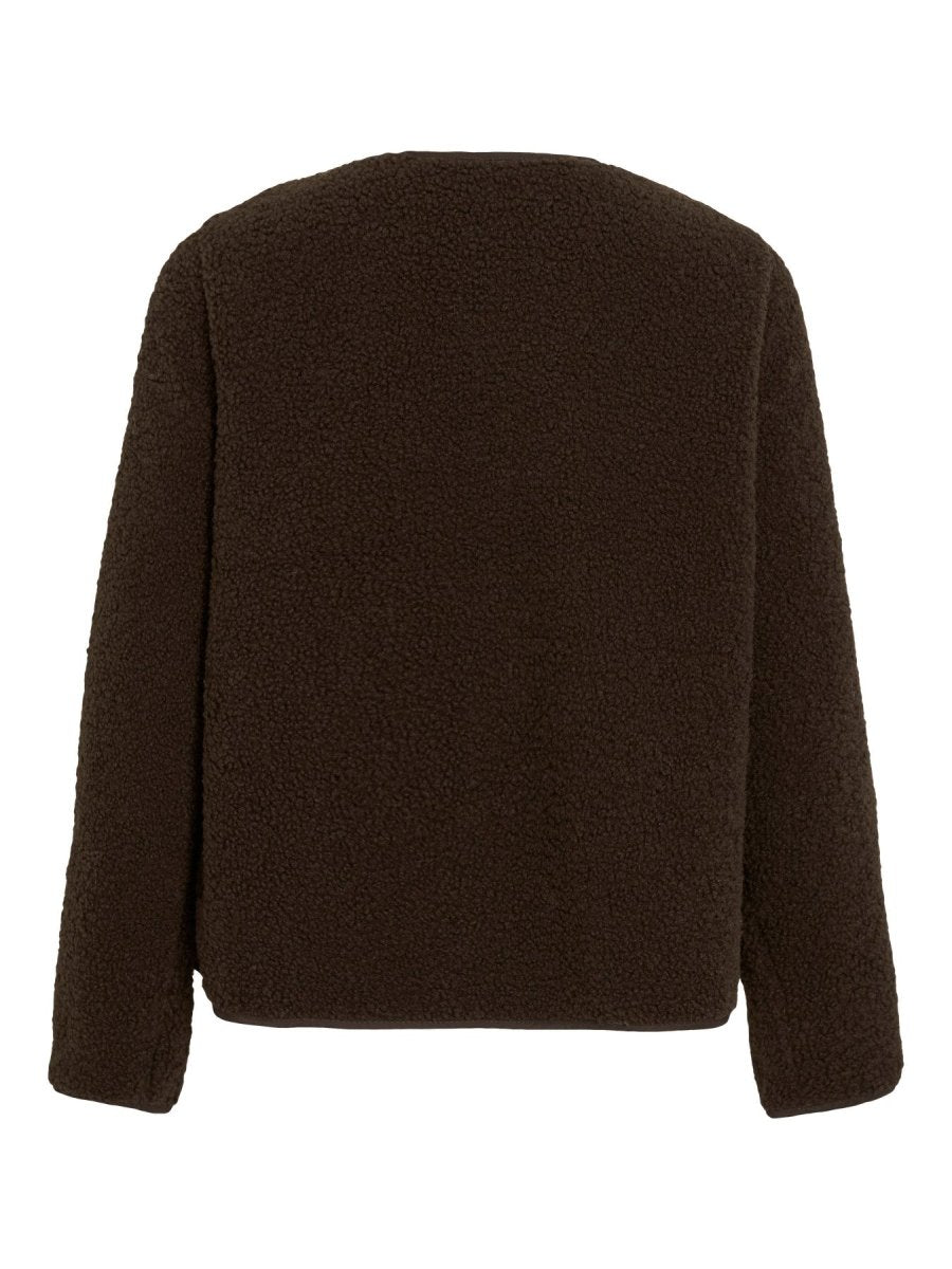 Vila Jacke Teddy Coffee Bean