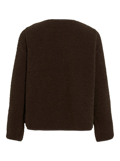 Vila Jacke Teddy Coffee Bean