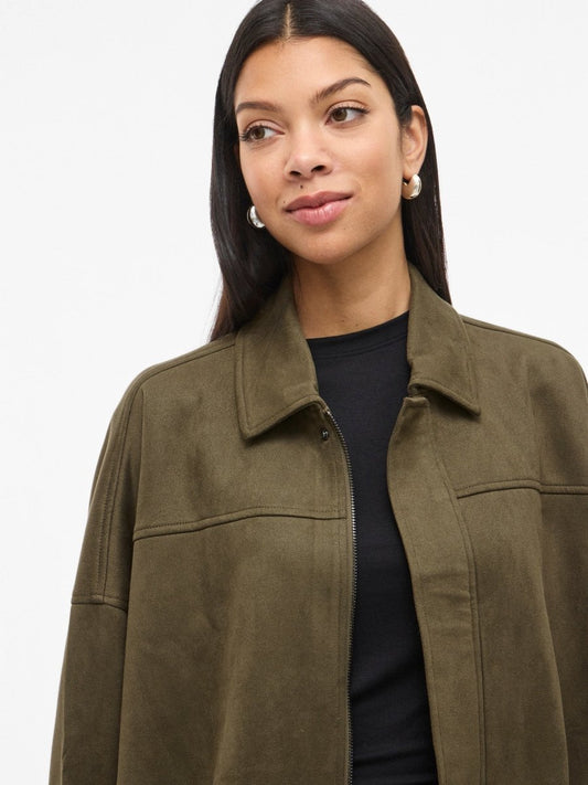 Vila Jacke Viviral NOOS in der Farbe Ivy Green