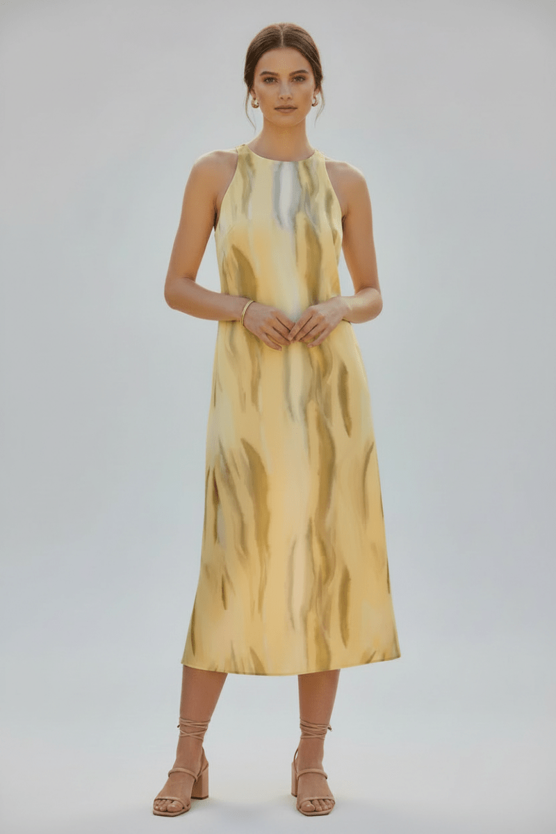 Vila Kleid in der Farbe Pale Banana