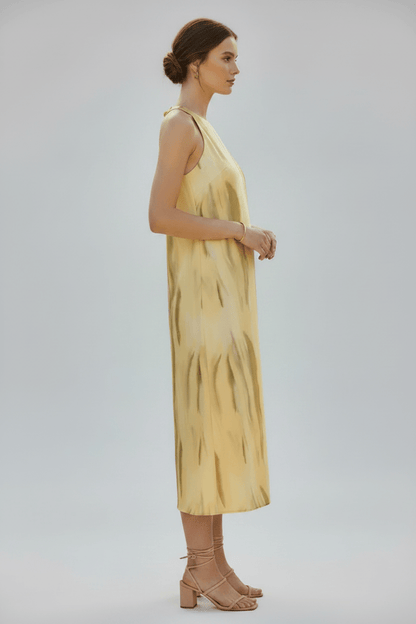 Vila Kleid in der Farbe Pale Banana