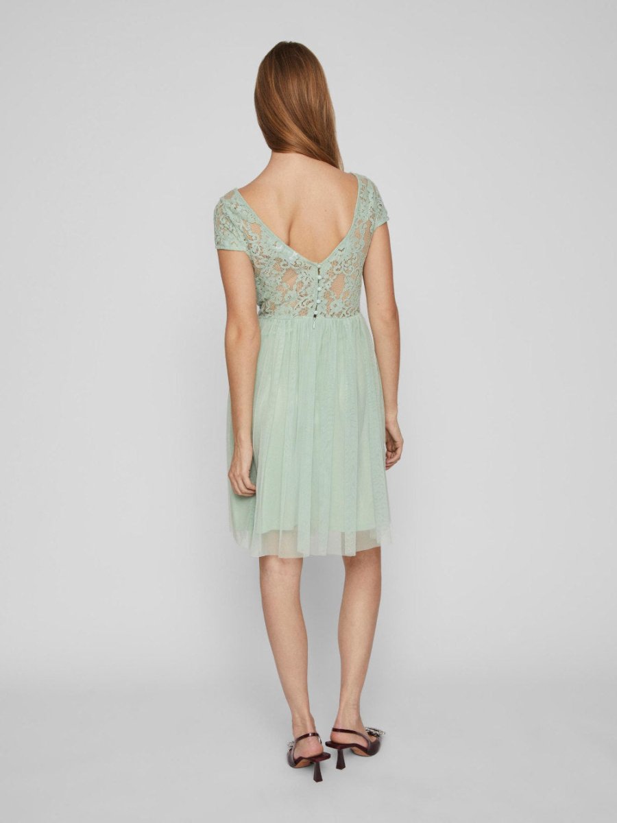 Vila Kleid Viulricana Cameo Green