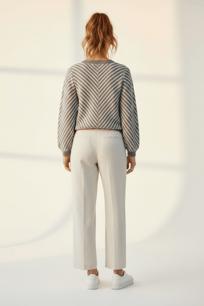 Vila Knit top Vikhaia in der Farbe Grau