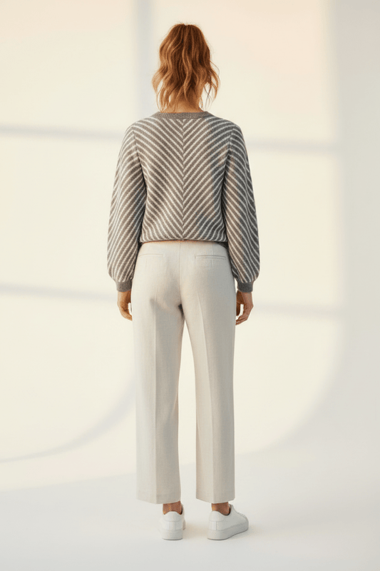 Vila Knit top Vikhaia in der Farbe Grau
