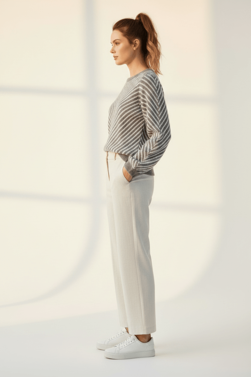 Vila Knit top Vikhaia in der Farbe Grau