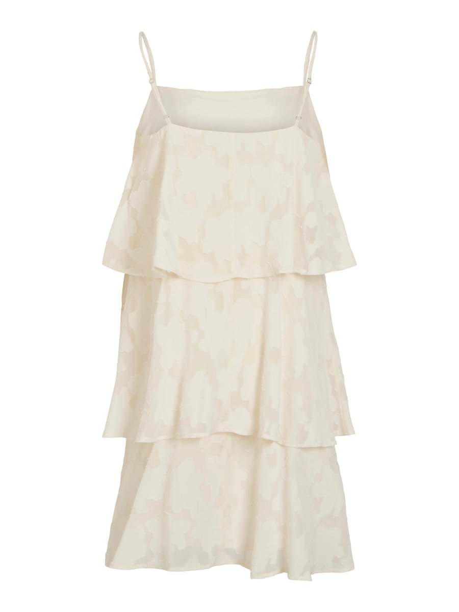 Vila kurzes Damenkleid VIELANOR mit Trägern - Birch