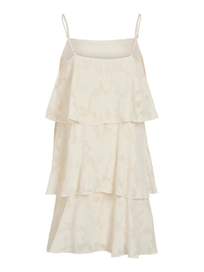 Vila kurzes Damenkleid VIELANOR mit Trägern - Birch