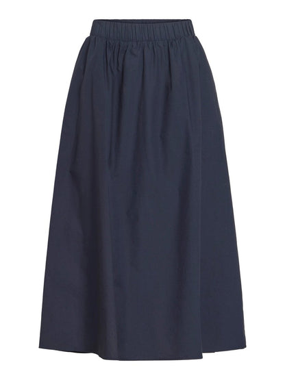 VILA langer Rock VISOPHIE HW ANKLE SKIRT - NOOS - Navy Blazer