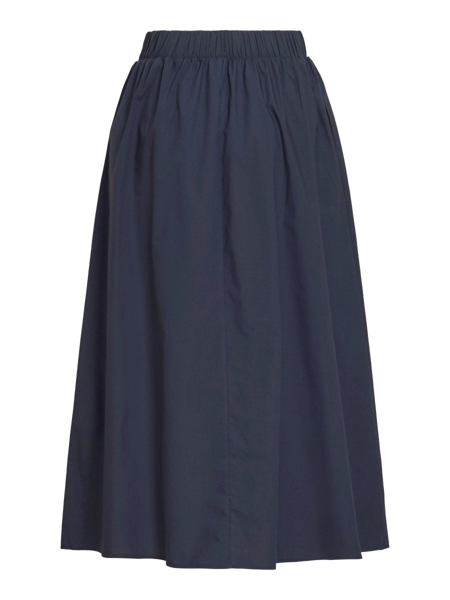 VILA langer Rock VISOPHIE HW ANKLE SKIRT - NOOS - Navy Blazer