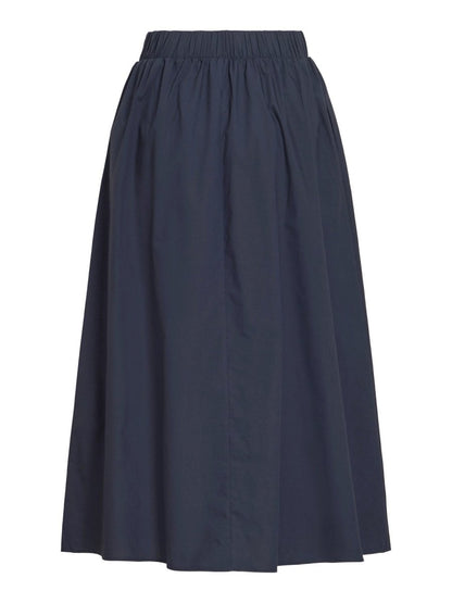 VILA langer Rock VISOPHIE HW ANKLE SKIRT - NOOS - Navy Blazer