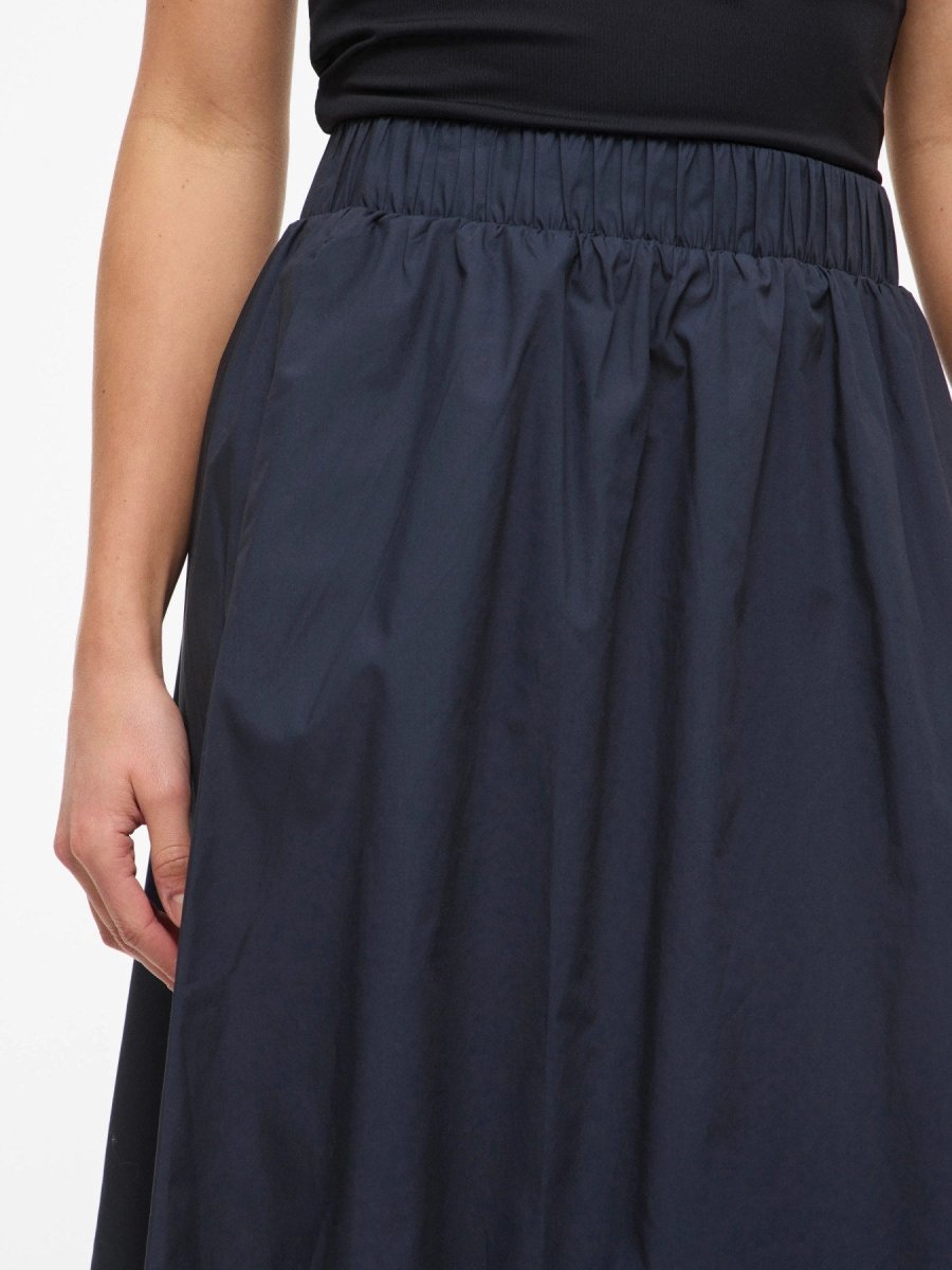 VILA langer Rock VISOPHIE HW ANKLE SKIRT - NOOS - Navy Blazer