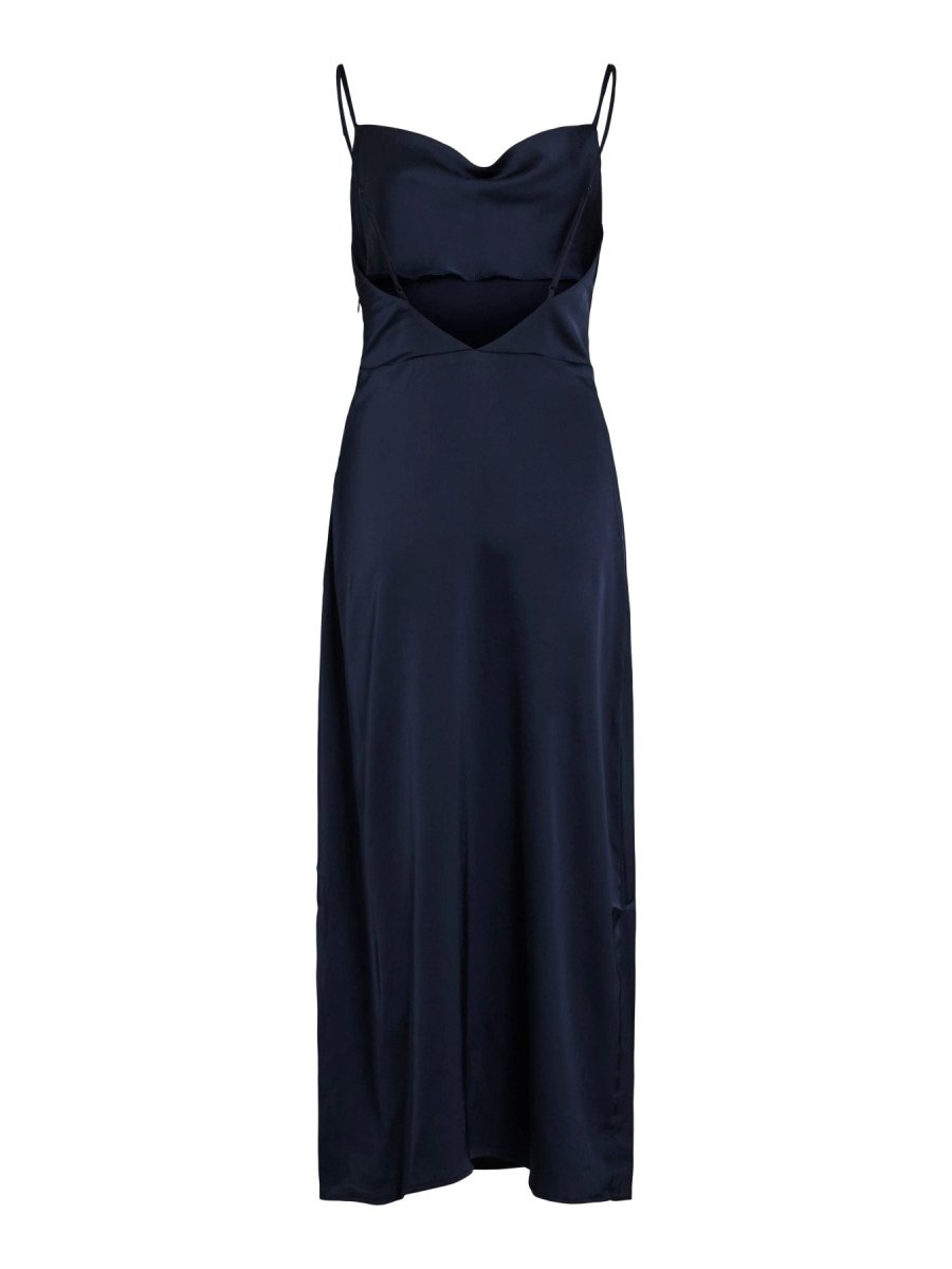 Vila langes Kleid Viravenna Strap Ankle Dress - Navy Blazer