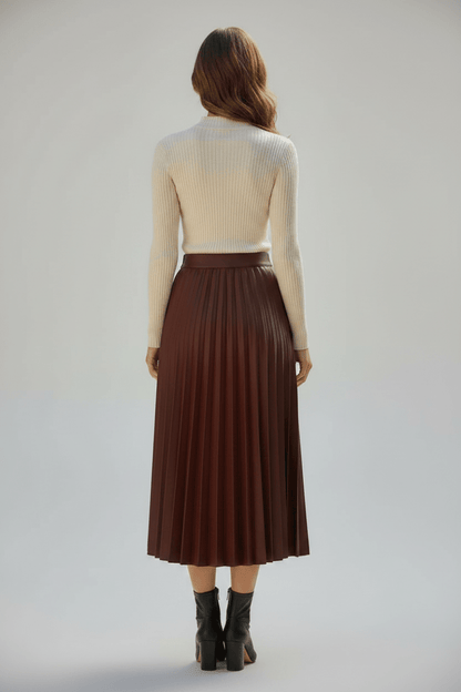 Vila Midirock Vinitban Midi Skirt - Noos - Port Royale