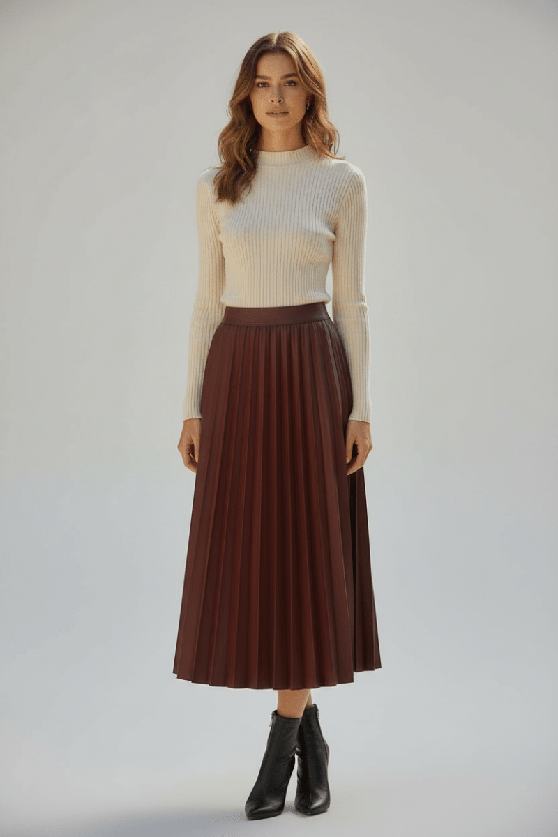Vila Midirock Vinitban Midi Skirt - Noos - Port Royale