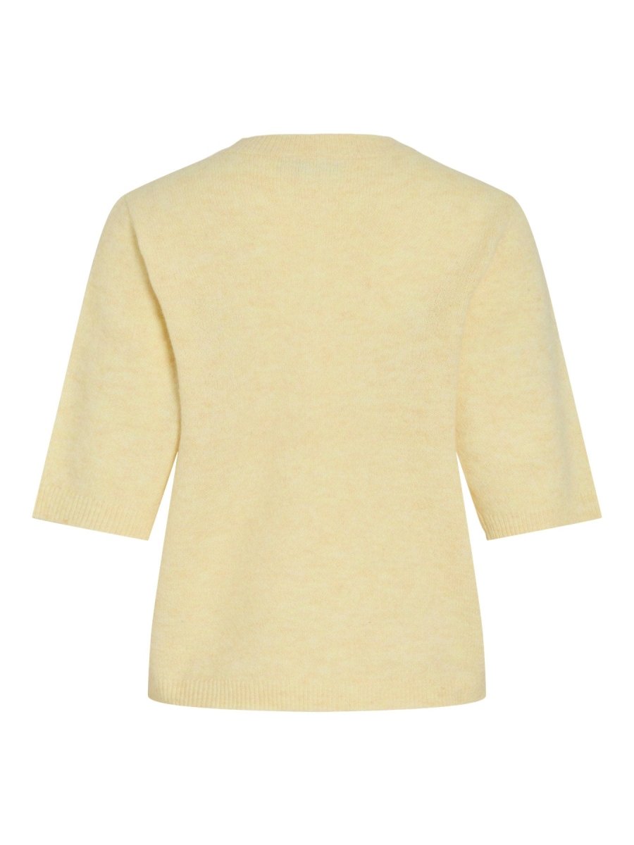 Vila O - NECK KNIT CARDIGAN Viliga in der Farbe Pastel Yellow