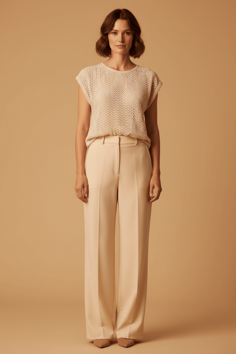 Vila O-Neck Top Birch