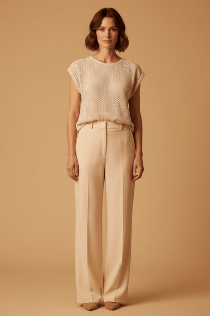 Vila O-Neck Top Birch