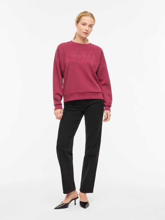 Vila O - Neck Top Vireflect in der Farbe Anemone