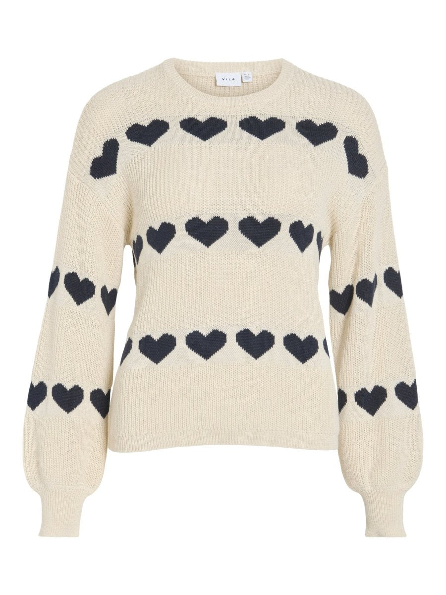 Vila Pullover Vijamilla O - neck in der Farbe Birch