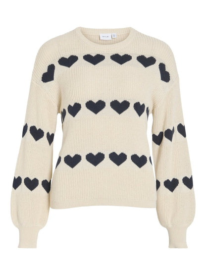 Vila Pullover Vijamilla O - neck in der Farbe Birch