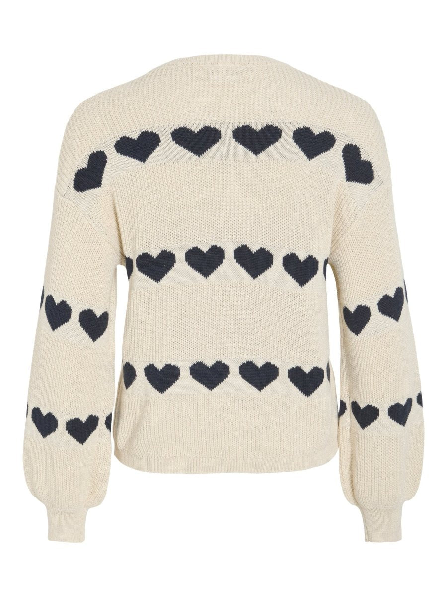 Vila Pullover Vijamilla O - neck in der Farbe Birch