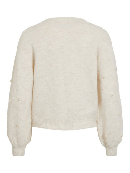 Vila Pullover Vikaia in Super Light Natural Melange