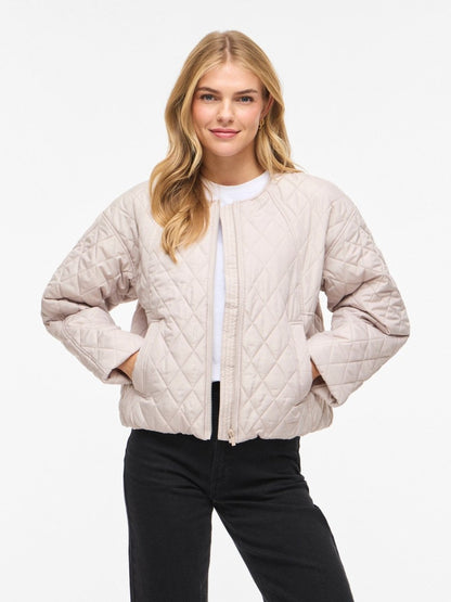 Vila Quilted Jacket Vitate in der Farbe Chateau Gray