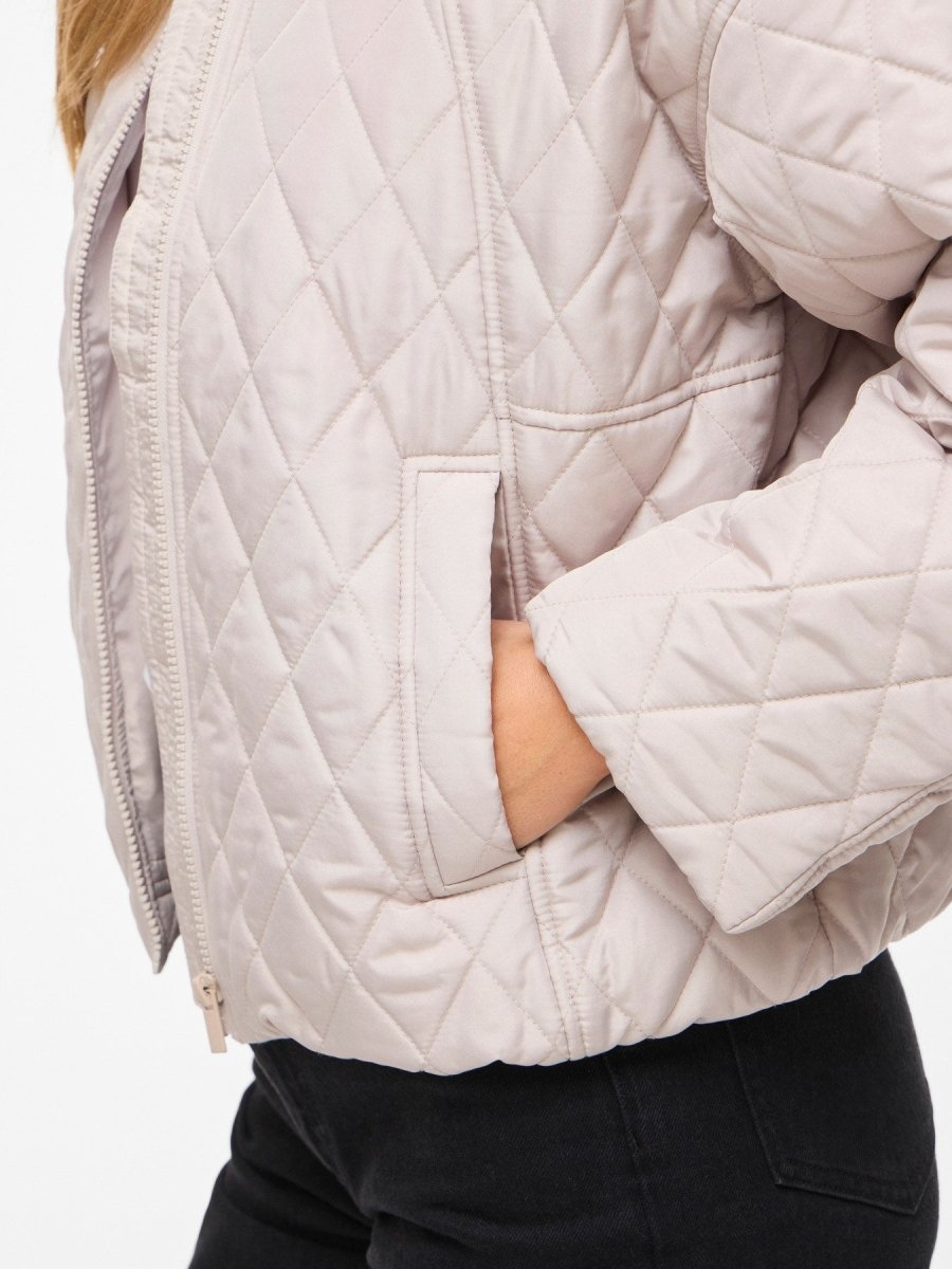 Vila Quilted Jacket Vitate in der Farbe Chateau Gray