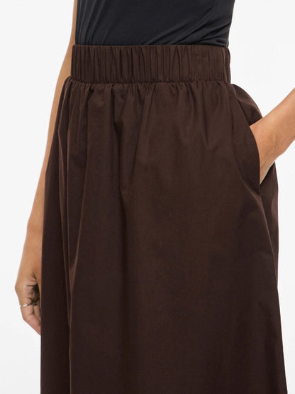 Vila Rock Visophie Hw Ankle Skirt - Coffee Bean