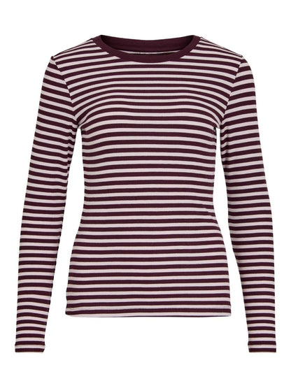 Vila Rundhals-Longsleeve Viavera in Port Royale Ballet Slipper