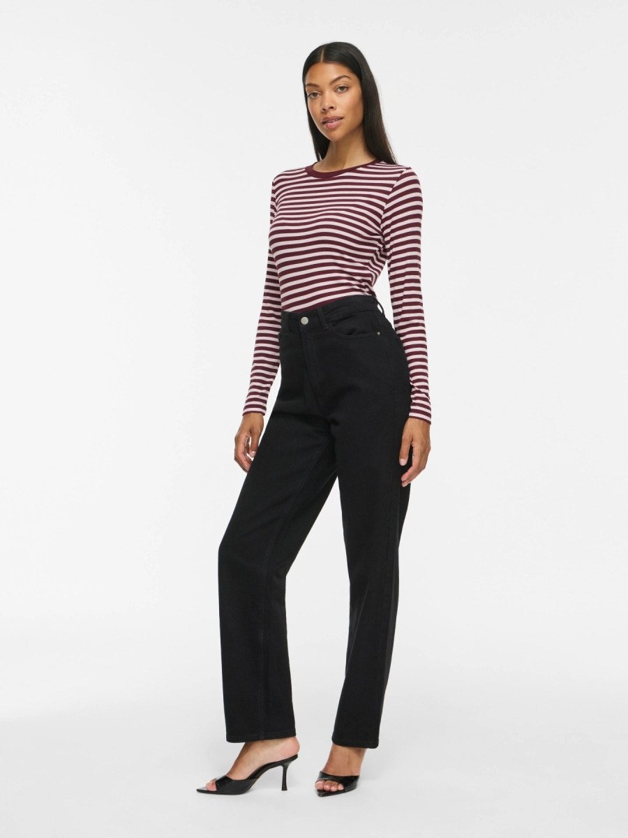 Vila Rundhals-Longsleeve Viavera in Port Royale Ballet Slipper