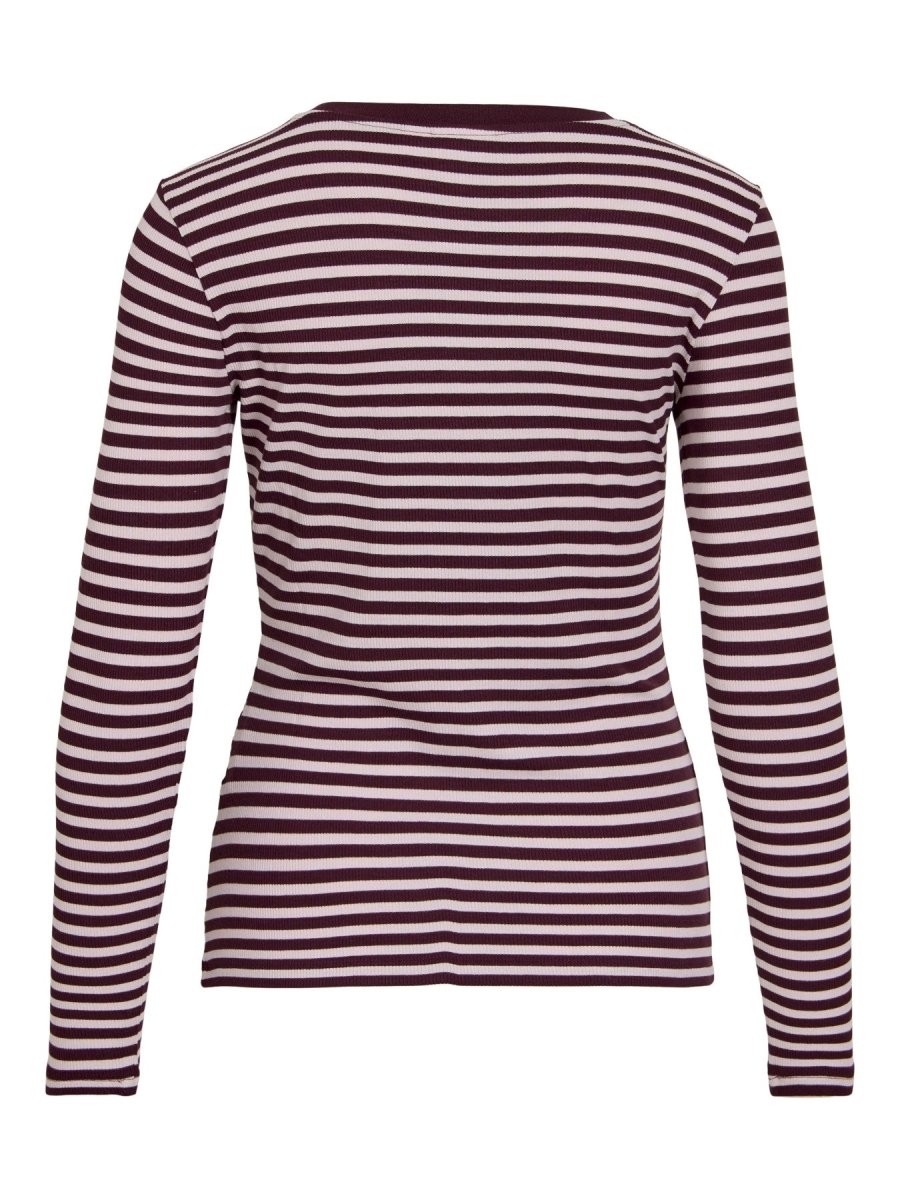 Vila Rundhals-Longsleeve Viavera in Port Royale Ballet Slipper