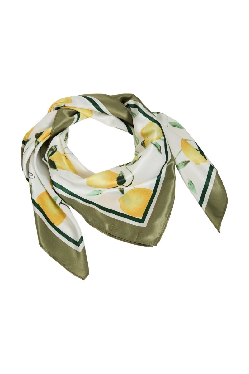 Vila Scarf VISCAFFI LEMP SATIN SCARF - Yarrow LEMO