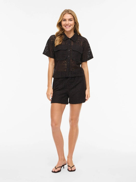 Vila Shorts Black Beauty Vimerinda Hw Shorts/Vol/1