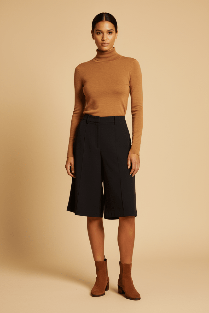 Vila Shorts VIIDA HW SHORTS - Black Beauty