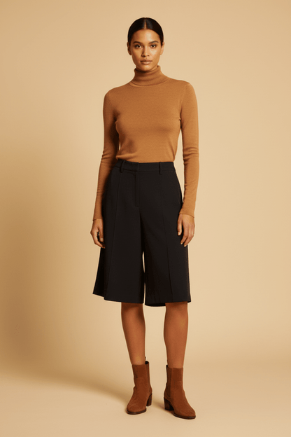 Vila Shorts VIIDA HW SHORTS - Black Beauty