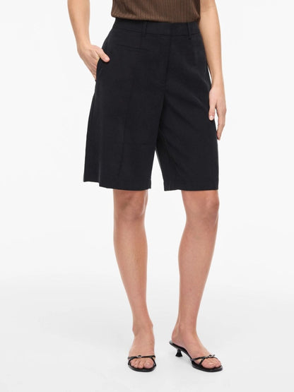 Vila Shorts VIIDA HW SHORTS - Black Beauty